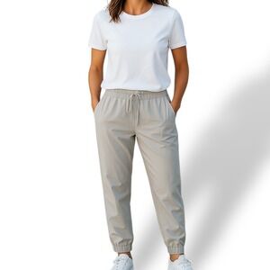 CRZ YOGA‎ Joggers Lounge Drawstring Lightweight Pants Athletic Gray Size M